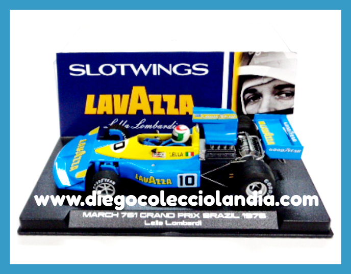 Tienda Scalextric Madrid . Coches Slotwings para Scalextric . Diego Colecciolandia .