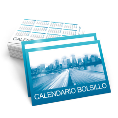 calendarios de bolsillo