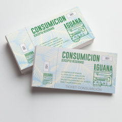 Tickets consumicion