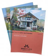 Catalogo de casas de madera de pino rojo finlandes