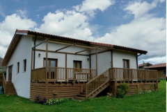 Vivienda construida con entramado ligero de madera en berrikano, alava, pais vasco