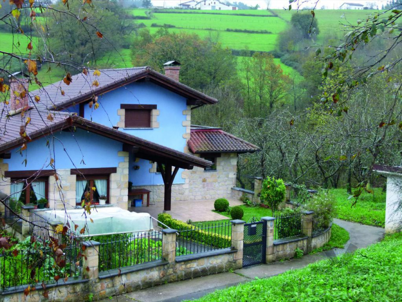 Casa construida con ENTRAMADO LIGERO de MADERA en Guipuzkoa, País Vasco