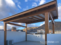 Pergola a un agua en Aguilas Murcia 