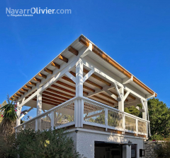 Pergola terraza mirador en malaga