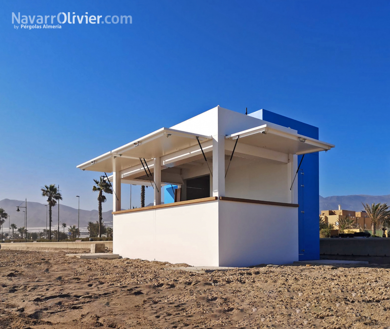 Chiringuito en modulos para hosteleria de playa