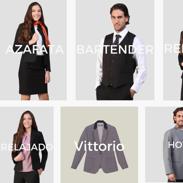 uniformes elegantes para hoteles y restaurantes