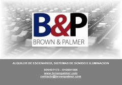 Brown & palmer produccion tecnica de eventos y espectaculos