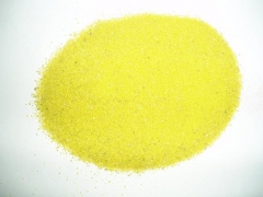 Arena de silice tenida  amarillo