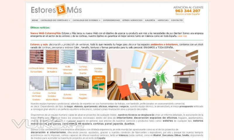 www.estoresymas.com Diseño web de nuestro cliente Estoresymas, decoración e interiorismo. Más en: ...