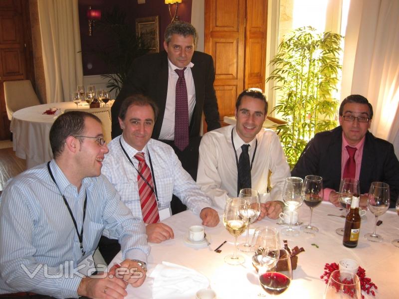 Manuel García, Quiroga, Bosquet, Gonzalez y Minán. Foto aparecida en el correo gallego el domingo 3 de enero de ...