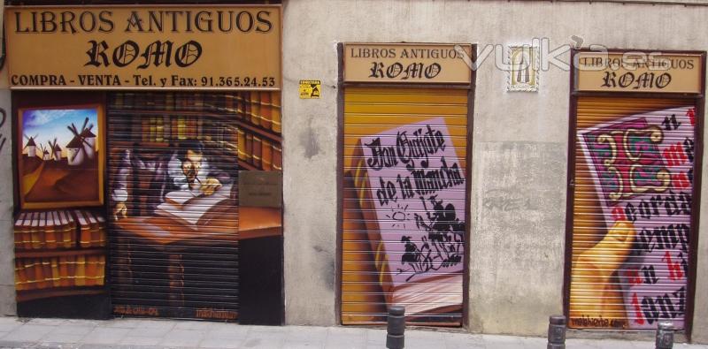 Fachada Libreria Romo (Libros Antiguos) - Rastro de Madrid