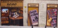 Fachada libreria romo (libros antiguos) - rastro de madrid