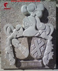 Escudo piedra caliza canteras leonesas (leon)