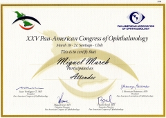 Congreso panamericano de oftalmologia santiago de chile 2005
