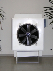 Refrigeracion evaporativa ventilacion por sobrepresion humibat