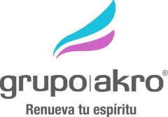 En griego, akro significa el punto mas alto nuestro logotipo recoge nuestro espiritu, el de la permanente