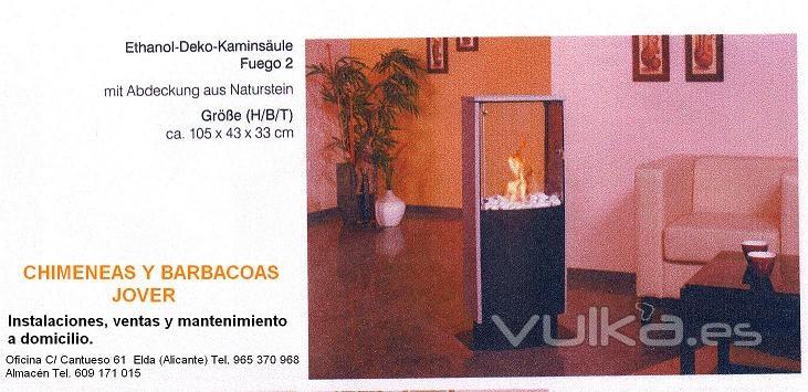 Chimeneas de Bioetanol