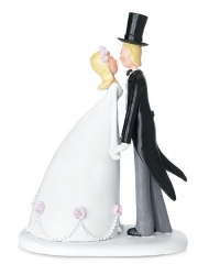 Fashion bodas - original figura para tarta nupcial
