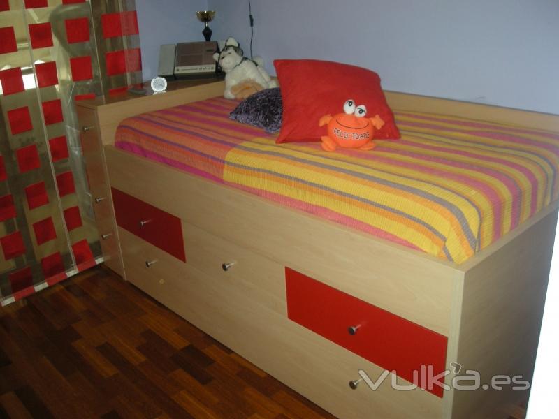 Cama nido dormitorio infantil