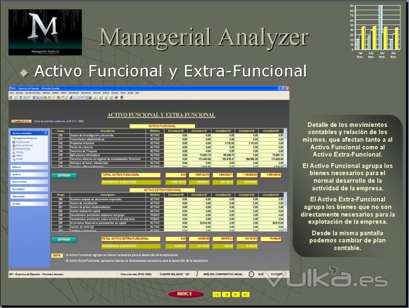 Análisis del Activo Funcional y Extrafuncional