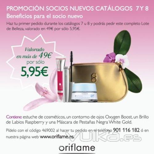 Promoción socios nuevos Oriflame