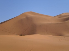 La gran duna en merzouga