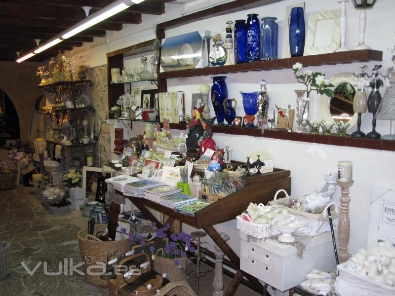 interior de la tienda