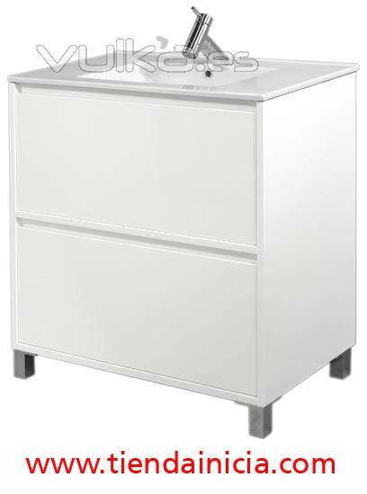 Mueble MB05 80 cm  blanco