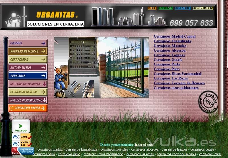 Diseño web de empresa de servicios