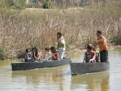 Barcas tradicionales de pértiga