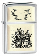 Zippo scrimshaw ship | mecherosdecultocom