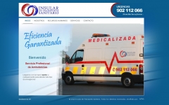 Web de la empresa de ambulancias insular de transporte sanitario (wwwinsulardetransportesanitariocom)