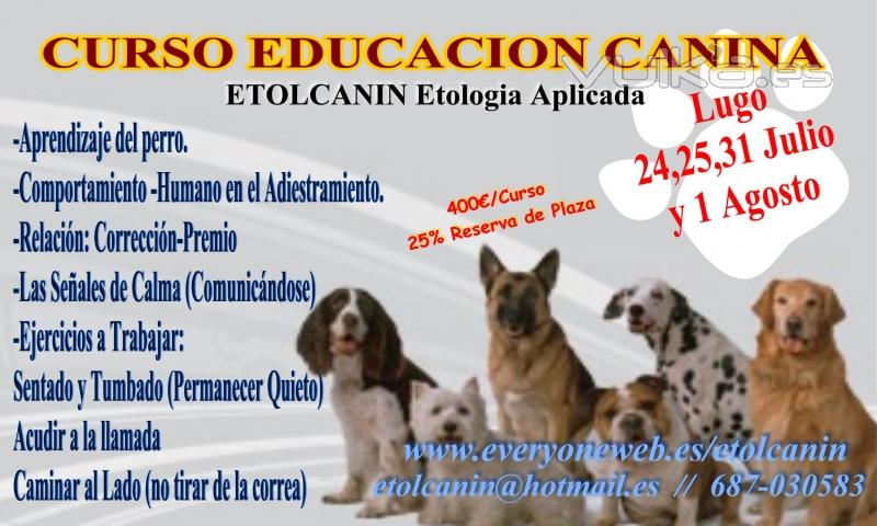 ETOLCANIN Educación Canina,Adiestramiento y Etologia Aplicada