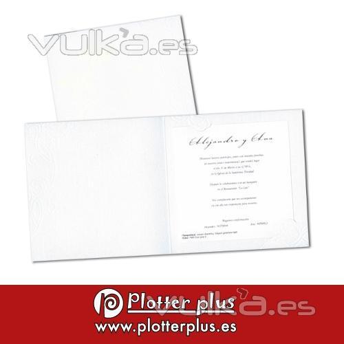 Invitaciones de boda clásicas e informales en Imprenta Plotterplus