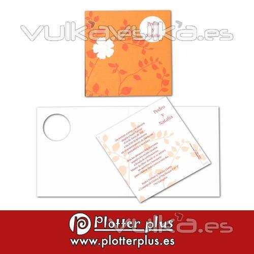 Invitaciones de boda informales en Imprenta Plotterplus