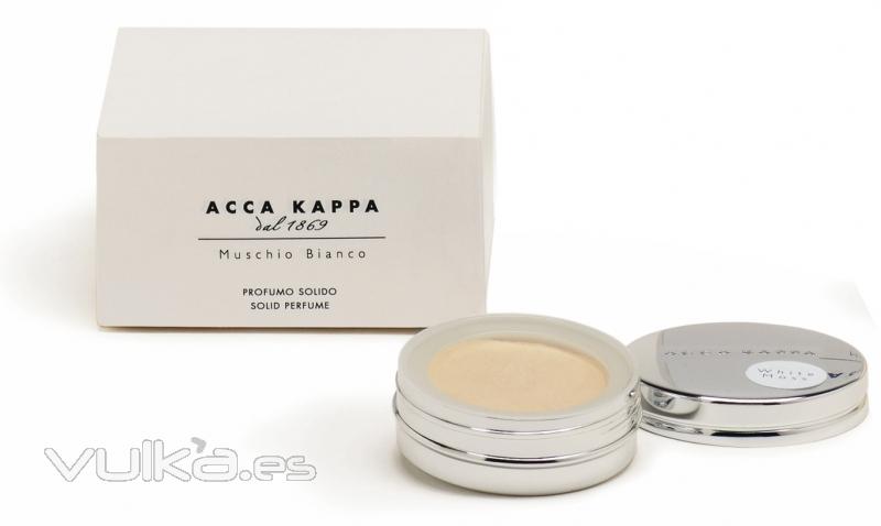 Novedad el perfume solido musgo blanco de Acca Kappa en lineabaño.com