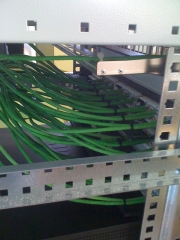 Peinado interior de cables rack