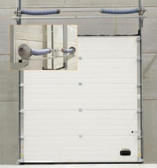 Puertas seccionales industriales opacas, con la posibilidad de rejillas, ojos de buey, etc motorizadas o mecanicas