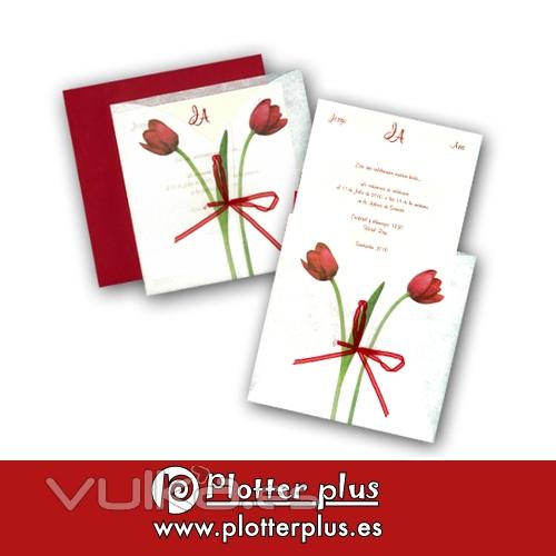 Invitaciones de boda selección en Imprenta Plotterplus