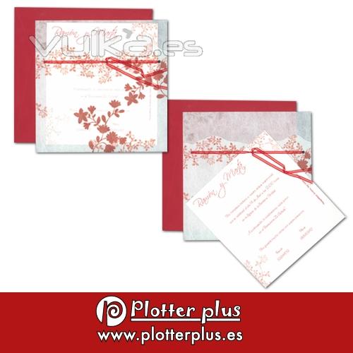 Invitaciones de boda selección en Imprenta Plotterplus