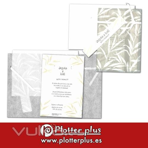 Invitaciones de boda selección en Imprenta Plotterplus