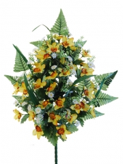 Flores artificiales cementerio de calidad oasisdecorcom ramo cymbidium artificial mini