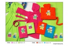 Toallas infantiles bordadas, creart osonanovedades en textiles infantilespecialmente para los ninos, los articulos