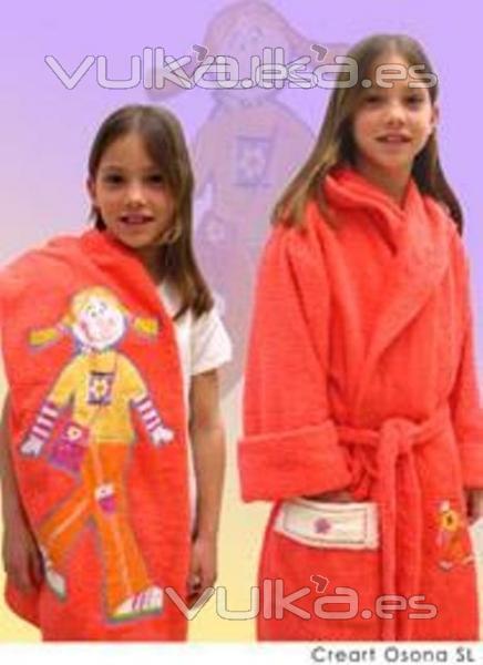 Toallas de baño infantiles, Creart Osona Novedades en textiles infantil Especialmente para los niños