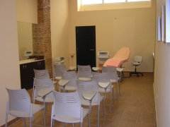 Sala para demostraciones, cursos y formación.
