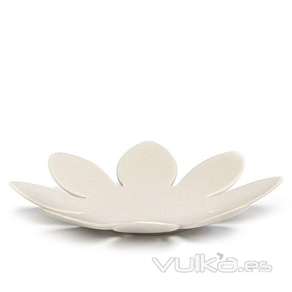 Set nenufares portavelas blanco detalle 4 en lallimona.com