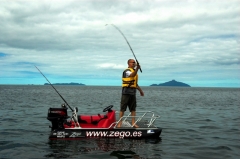 Nautica: zego sports boat / fish