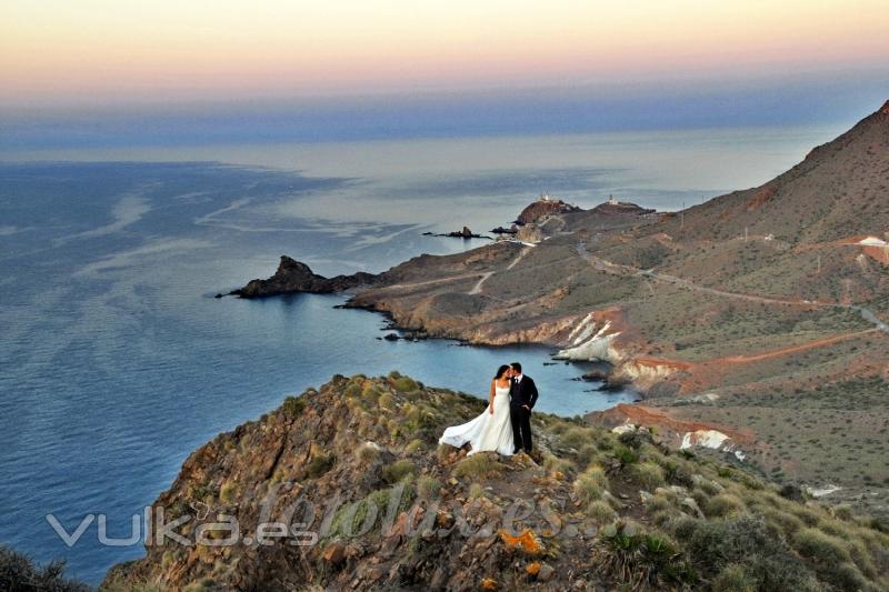 Bodas en el Parque Natural de Cabo de Gata.