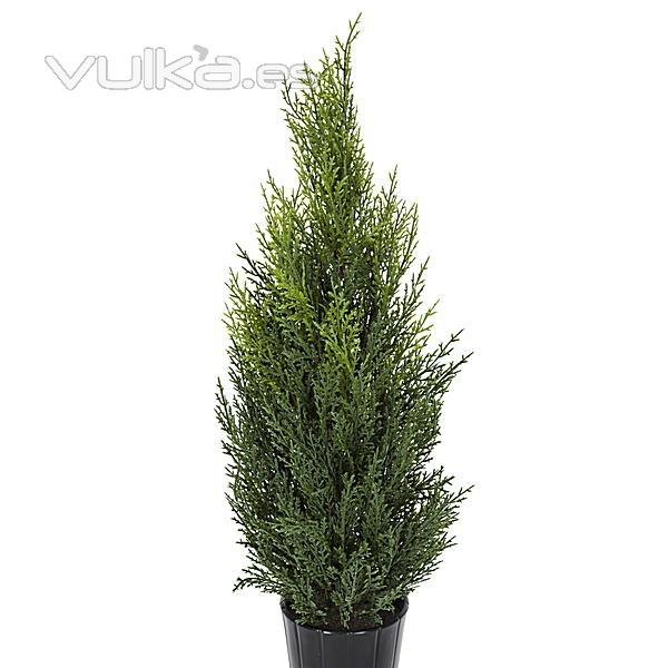 Planta artificial cupressus verde en La Llimona home