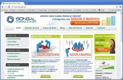 Captura siongalcom publicidad online - diseno web - comercio electronico